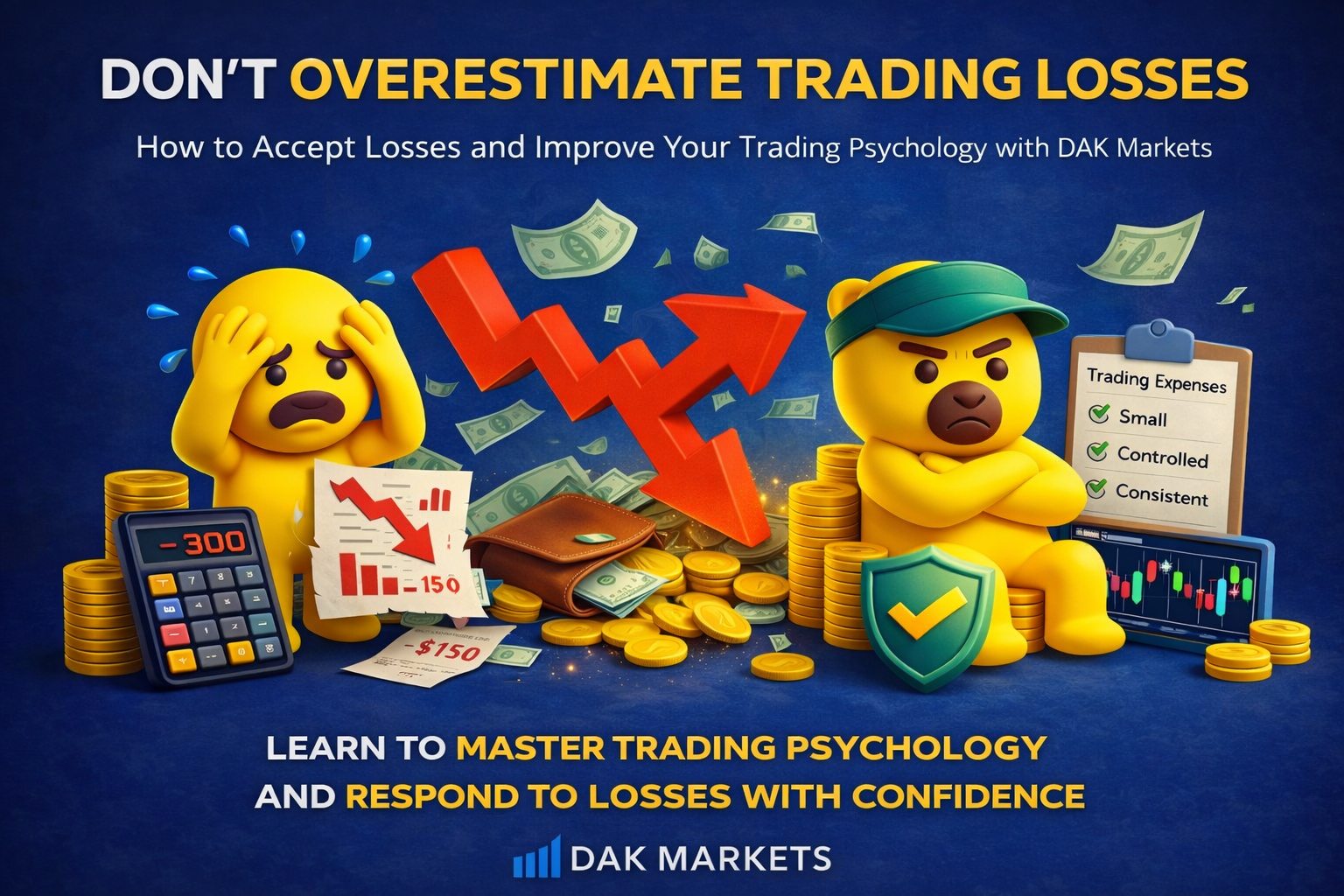 Don’t Overestimate Trading Losses: How to Accept Losses and Improve Your Trading Psychology with DAK Markets