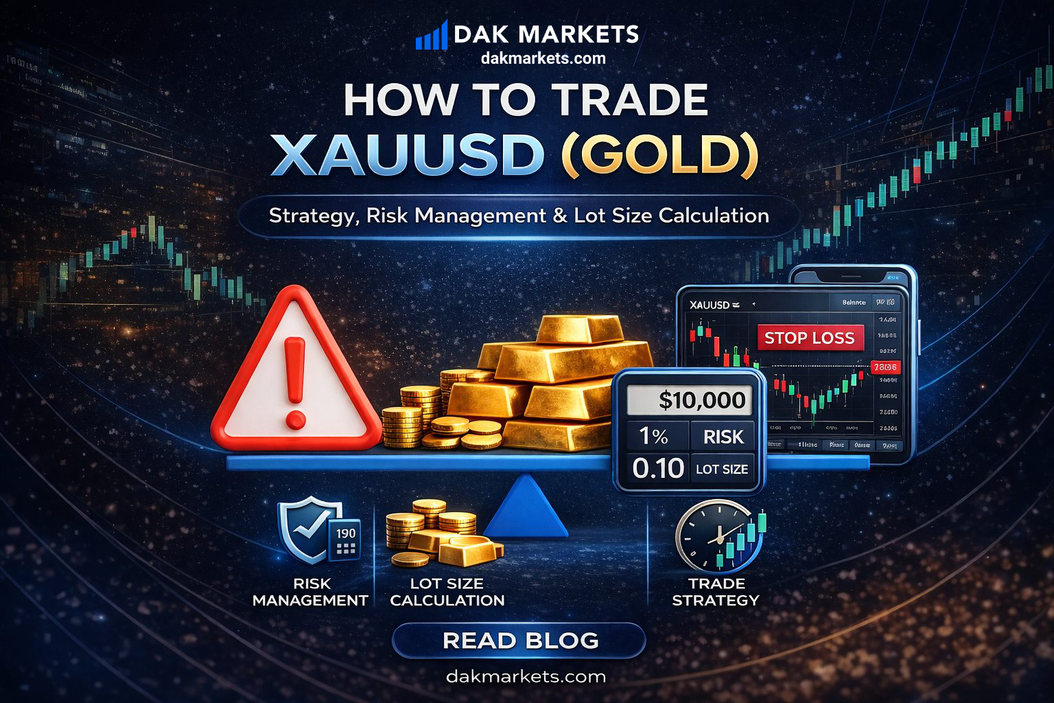 How to Trade XAUUSD (Gold): A Complete Guide to Strategy, Risk Management, and Lot Size Calculation