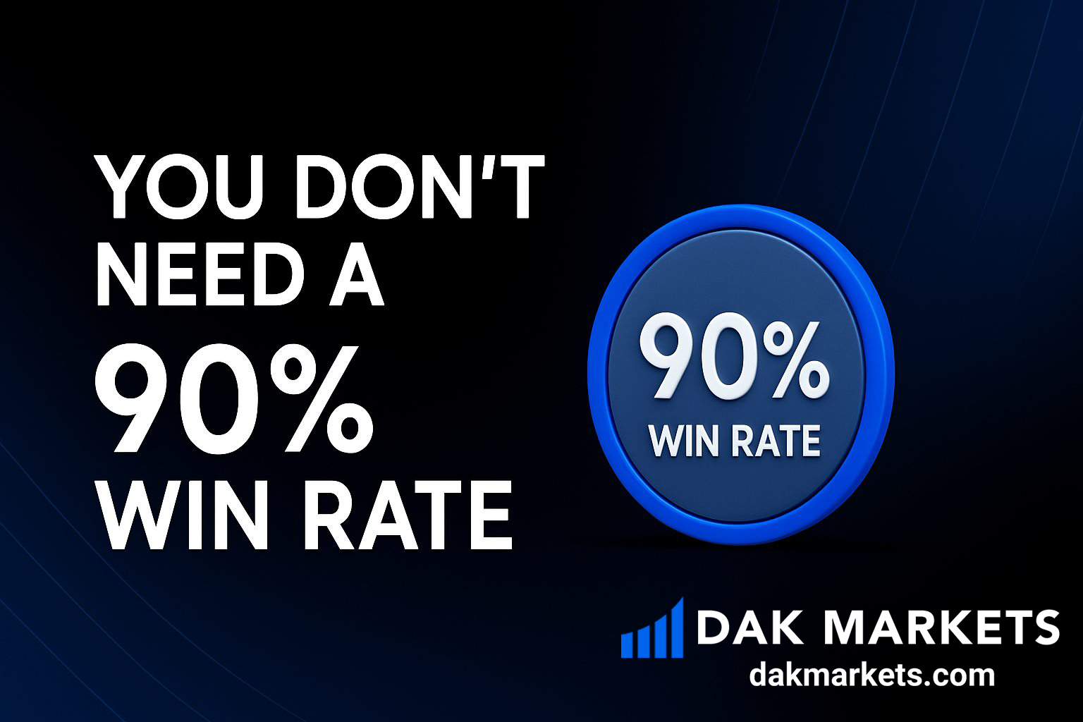 You Don’t Need a 90% Win Rate to Succeed in Forex Trading