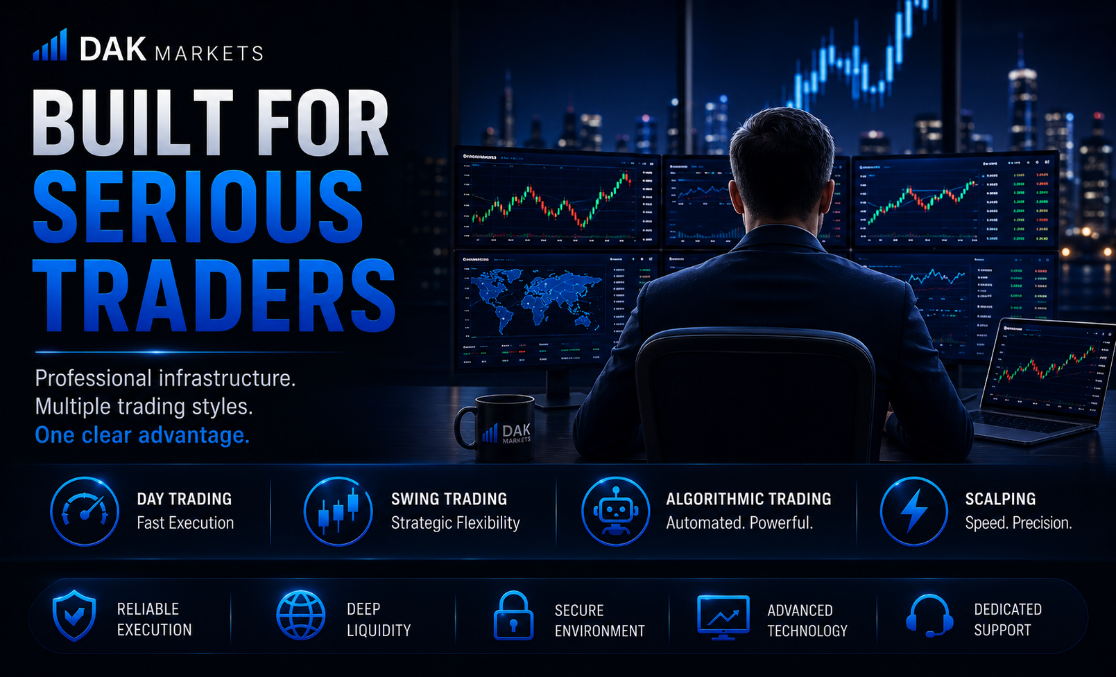 Why DAK Markets Is Different From Other Forex Brokers: Real Market Execution,