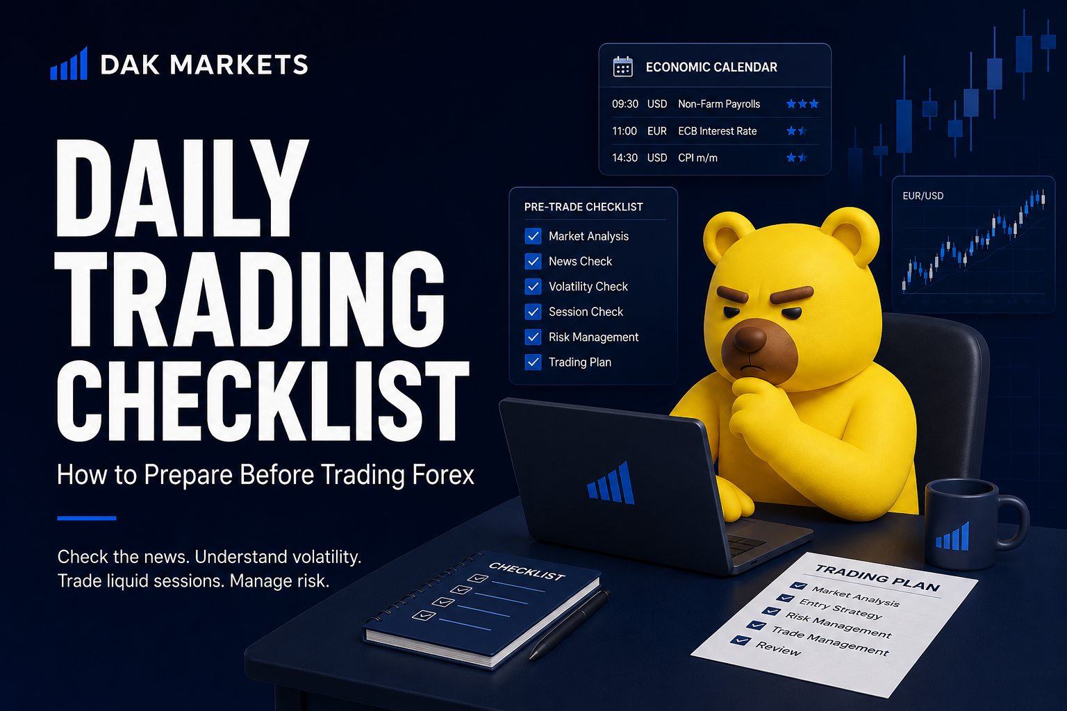 Daily Trading Checklist: How to Prepare Before Trading Forex