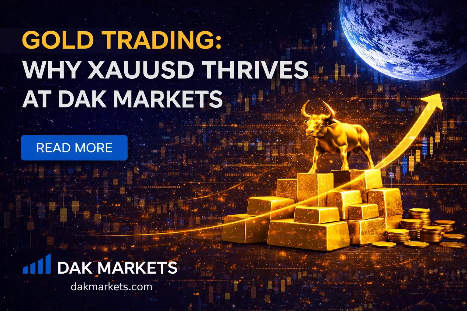 Why XAUUSD Is the Most Traded Instrument at DAK Markets